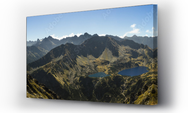 Wizualizacja Obrazu : #80194993 Tatra Mountains - View from Krzyzne Pass