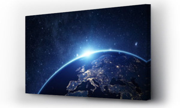 Wizualizacja Obrazu : #81541602 Planet earth from the space at night