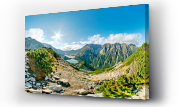 góry, jeziora, Tatry, widok