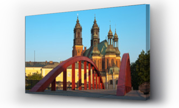 katedra św, miasto, most, poznan, poznań katedra