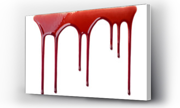 Wizualizacja Obrazu : #84921923 Flowing Blood / Dripping blood isolated on white