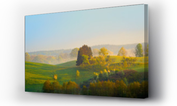 pejzaż, Pejzaż wiejski, wieś, wschód słońca, Ziemia relax