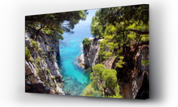 Wizualizacja Obrazu : #85724178 Amarandos Cape, Skopelos Island, Greece