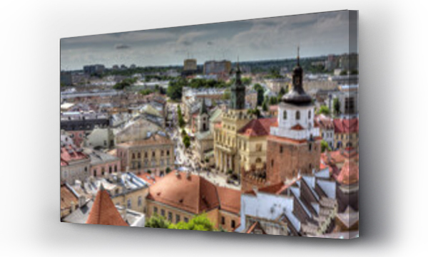 lublin panorama, miasto