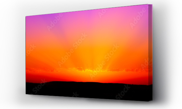 Wizualizacja Obrazu : #93674979 Template di un tramonto rosso viola