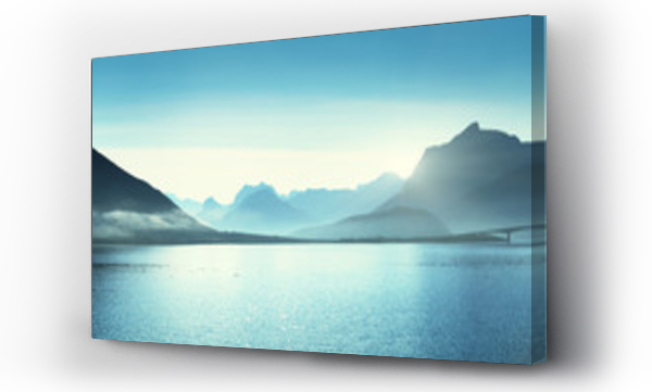 Wizualizacja Obrazu : #95503339 mountains, Lofoten islands, Norway