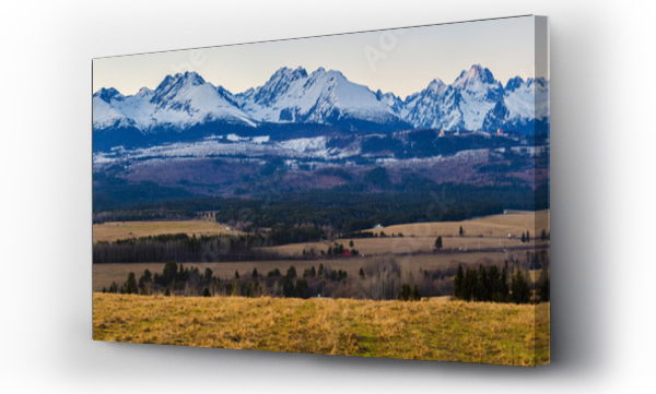 góry, GÓRY ZIMĄ, Krajobrazy, Panorama Tatr, Słowacja, Tatry, tatry lato, Tatry Wysokie, tatry zima, tło wiosna