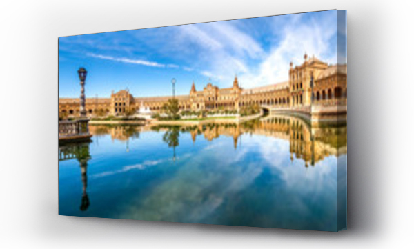 Wizualizacja Obrazu : #98435945 Spain, Andalusia, Seville Province, Malaga, Plaza de Espana