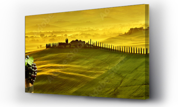 Wizualizacja Obrazu : #99967115 HI res mega pixel  Tuscany hills panorama